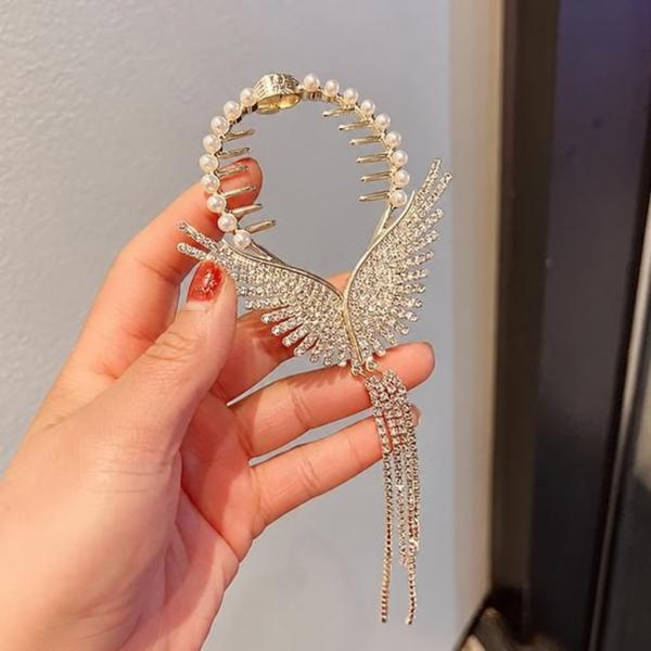 Pearl Wing Back Clip
