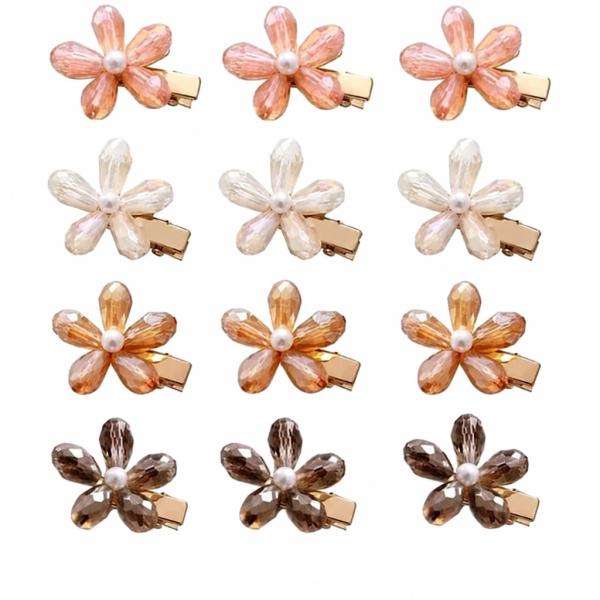 Floral Hair Clip Set