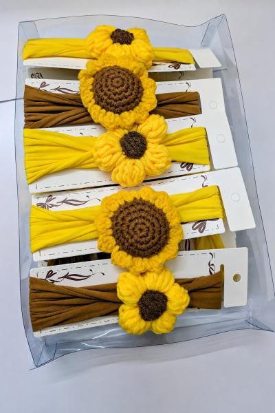 Yellow Flower Hairbands