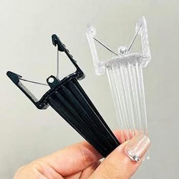Black And Clear Clutcher