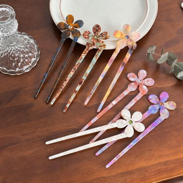 Floral Hair Pin Set