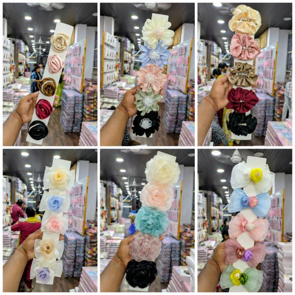 Floral Fabric Scrunchies