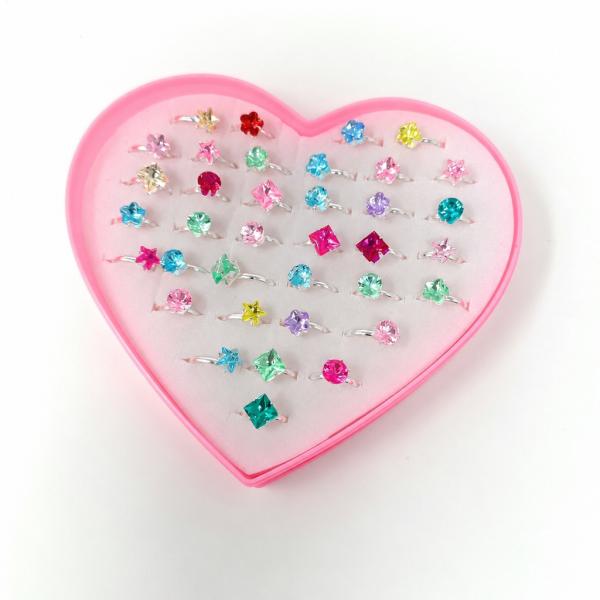 Colorful Kids Finger Rings
