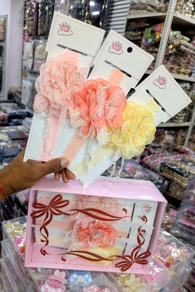 Floral Hair Clip Set