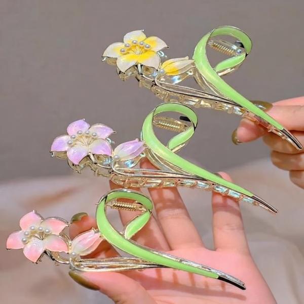 Floral Design Back Clip