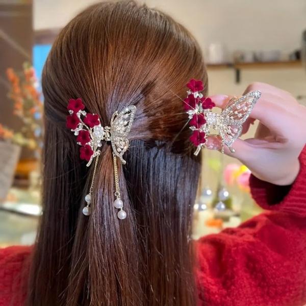 Butterfly Hair Back Clip