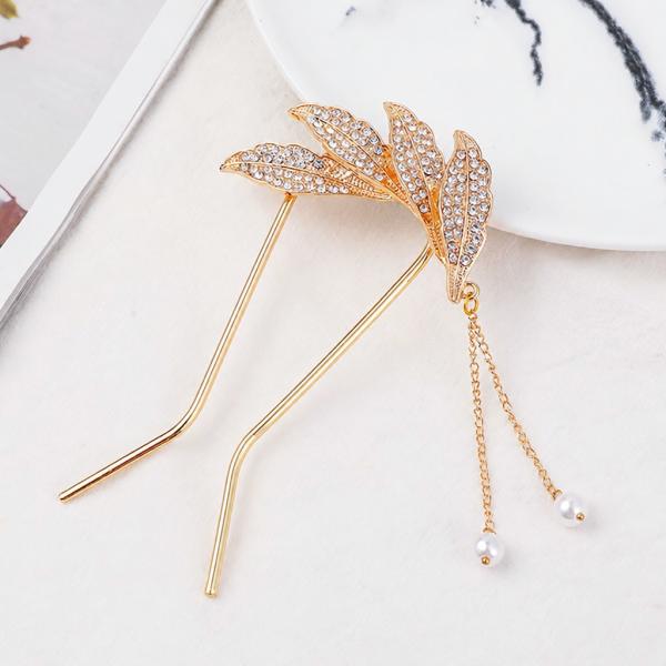 Gold Leaf Hair Pin