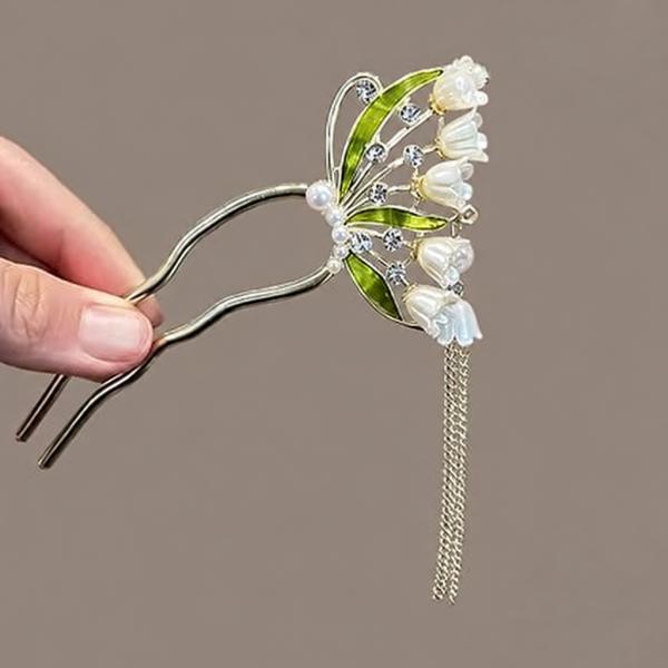 Pearl Floral Hair Pin