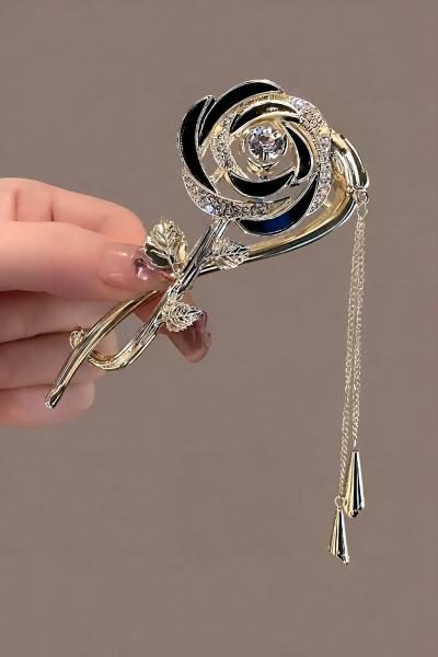 Rose Design Hair Clip