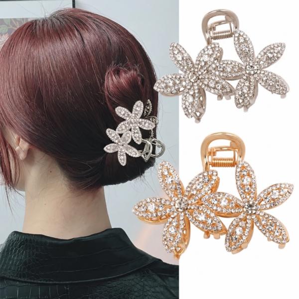 Flower Design Claw Clip